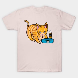 Tabby Cat Drunk T-Shirt